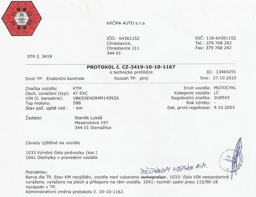 Evidenční kontrola vozidla: kdy je nutná, co se kontroluje?